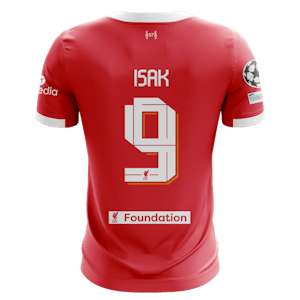 Alexander Isak Liverpool jersey