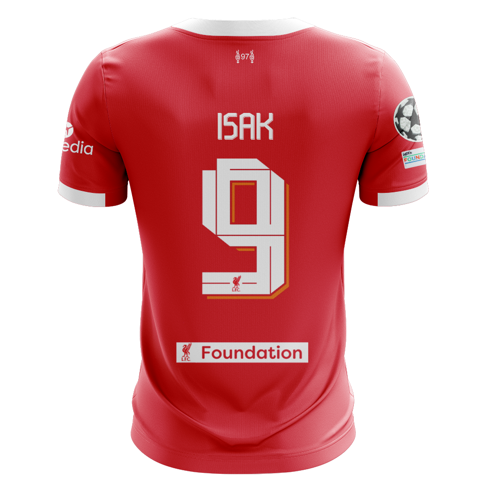 Alexander Isak Liverpool jersey