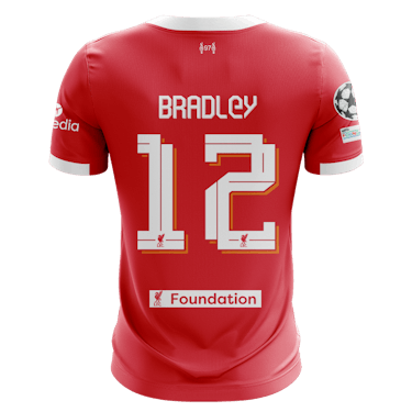 17/18 リバプール ロバートソン レスターシティ戦 実支給 公式証明書