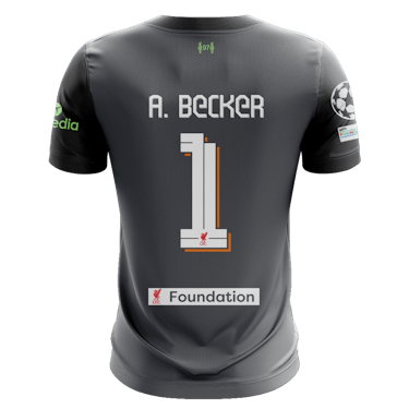 Alisson Becker Liverpool jersey