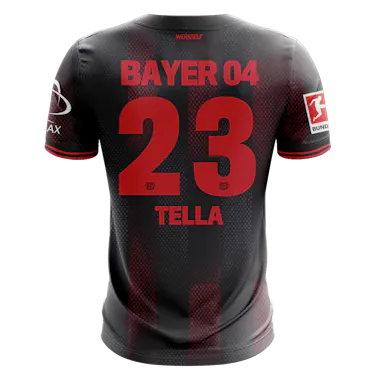 Nathan Tella Bayer Leverkusen shirt