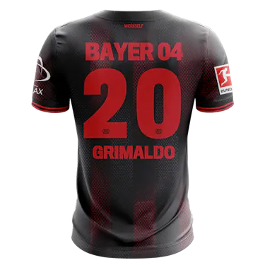 Alejandro Grimaldo Bayer Leverkusen camisa.