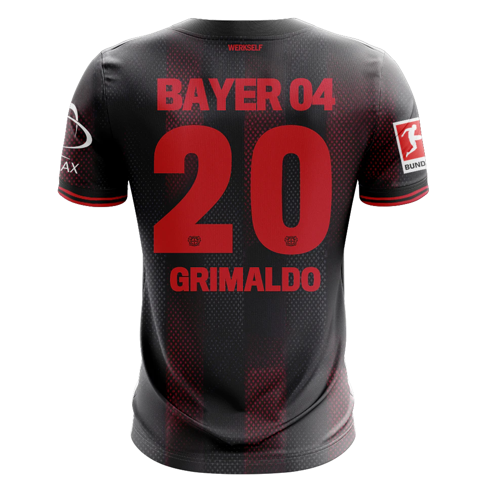 Alejandro Grimaldo Bayer Leverkusen camisa.