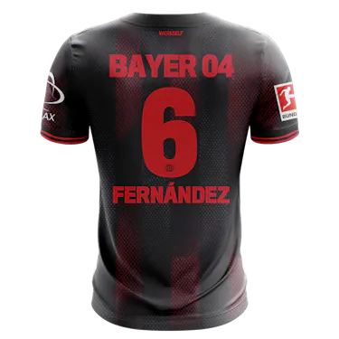 Bayer Leverkusen 팀의 Ezequiél Fernández 셔츠