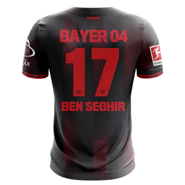 Eliesse Ben Seghir Bayer Leverkusen camisa.