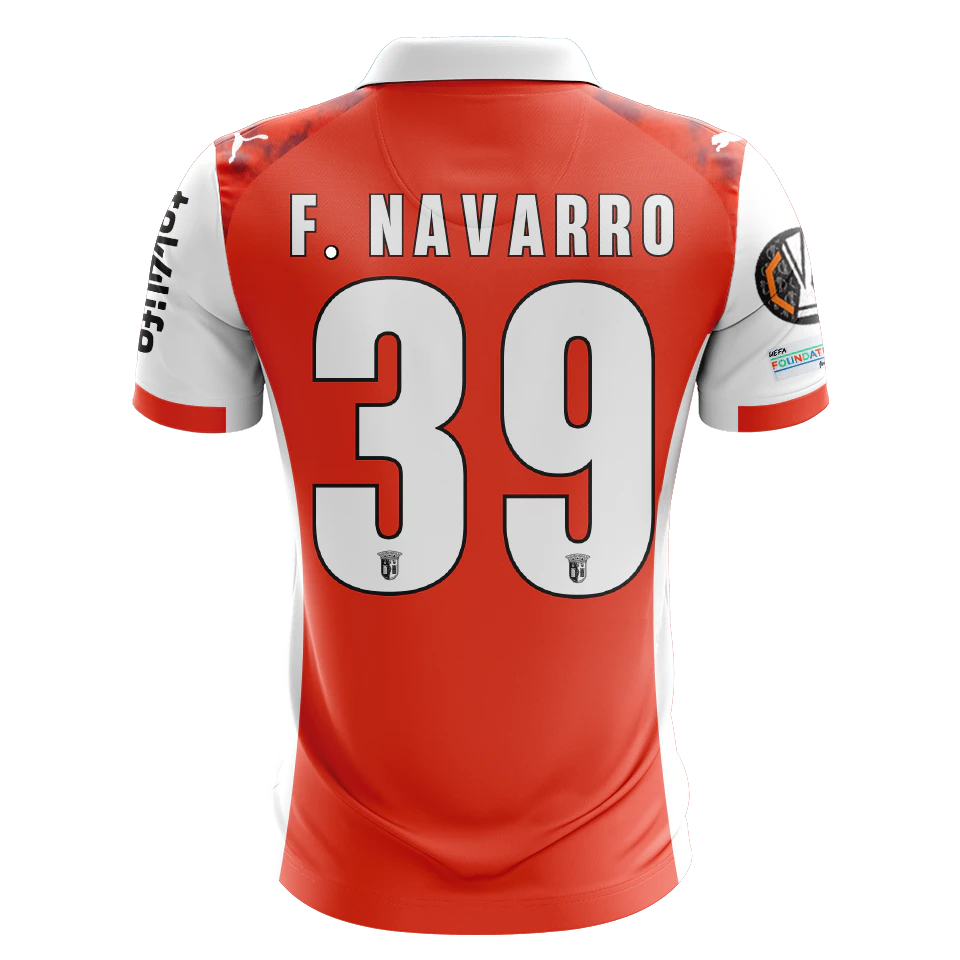 Maillot de Francisco Navarro (SC Braga)