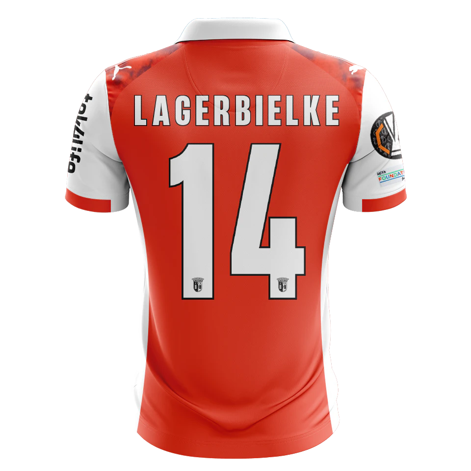 SC Braga 팀의 Gustaf Lagerbielke 셔츠