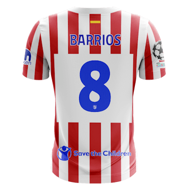 Pablo Barrios Rivas Atlético de Madrid shirt