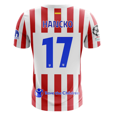 Dávid Hancko Atlético de Madrid shirt