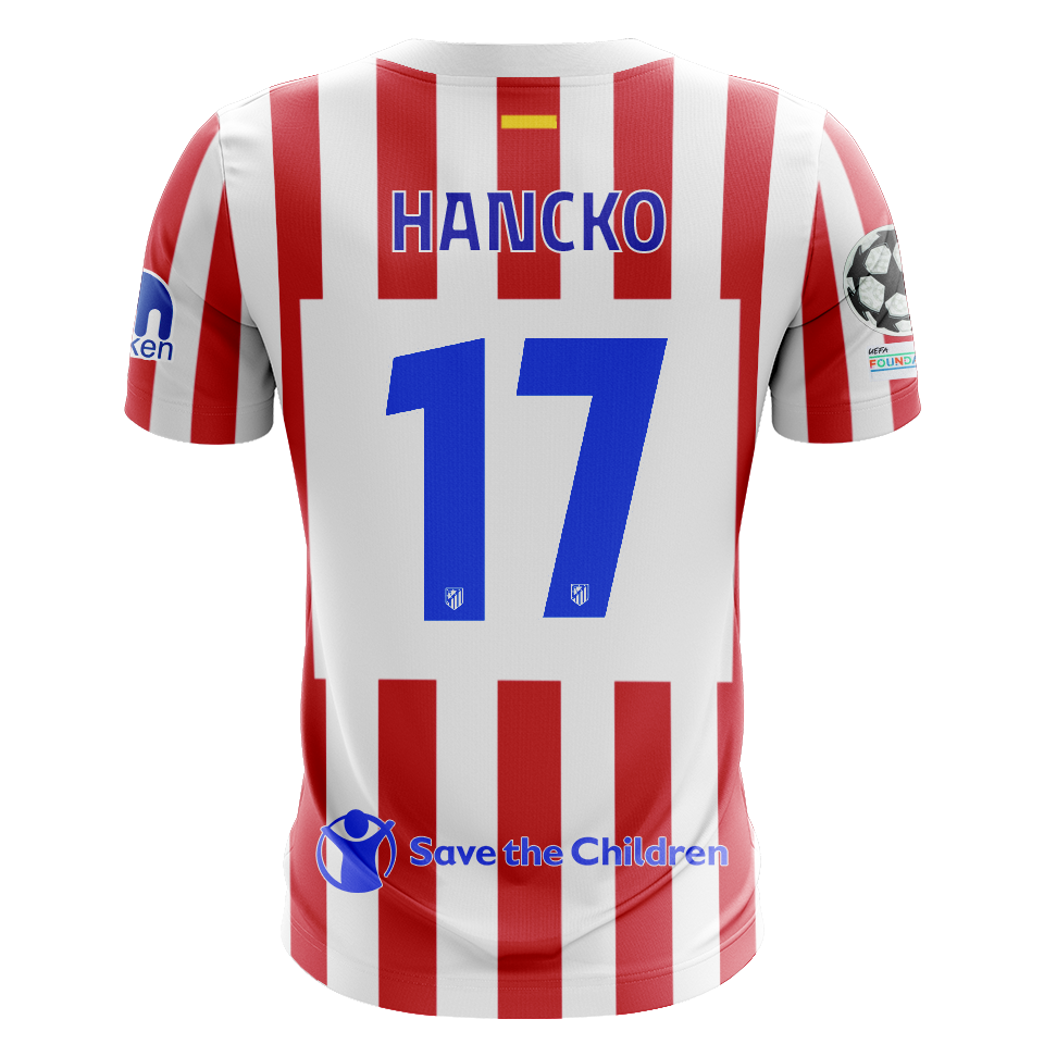 Dávid Hancko Atlético de Madrid shirt
