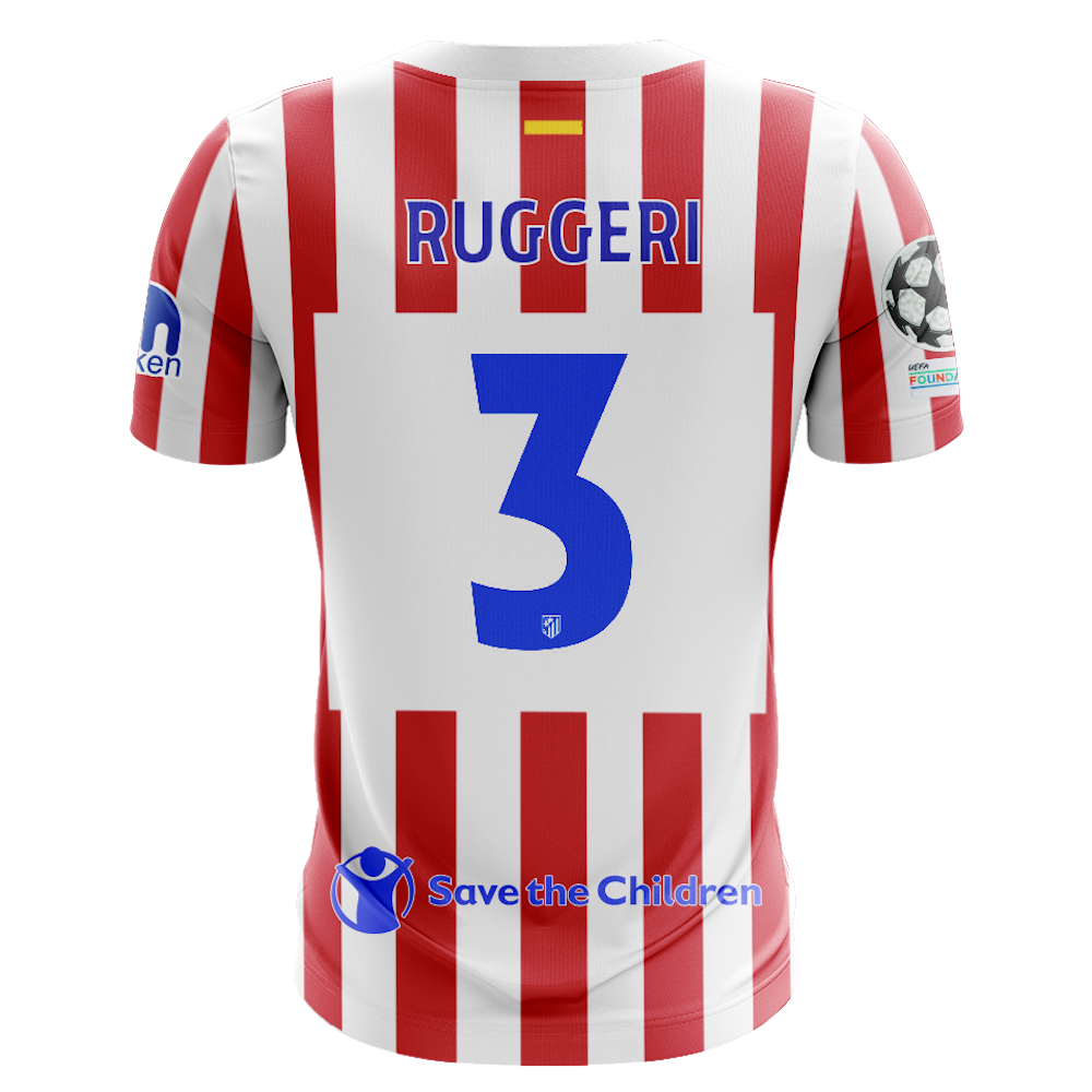 Matteo Ruggeri | FC Barcelona - Atlético de Madrid | MatchWornShirt