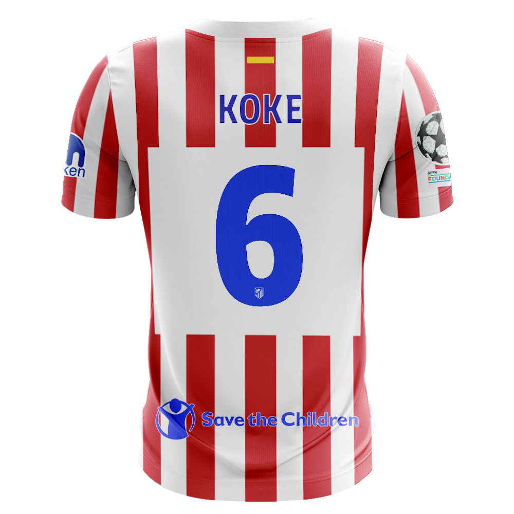 Koke | FC Barcelona - Atlético de Madrid | MatchWornShirt