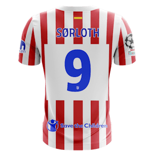 Alexander Sørloth Atlético de Madrid shirt