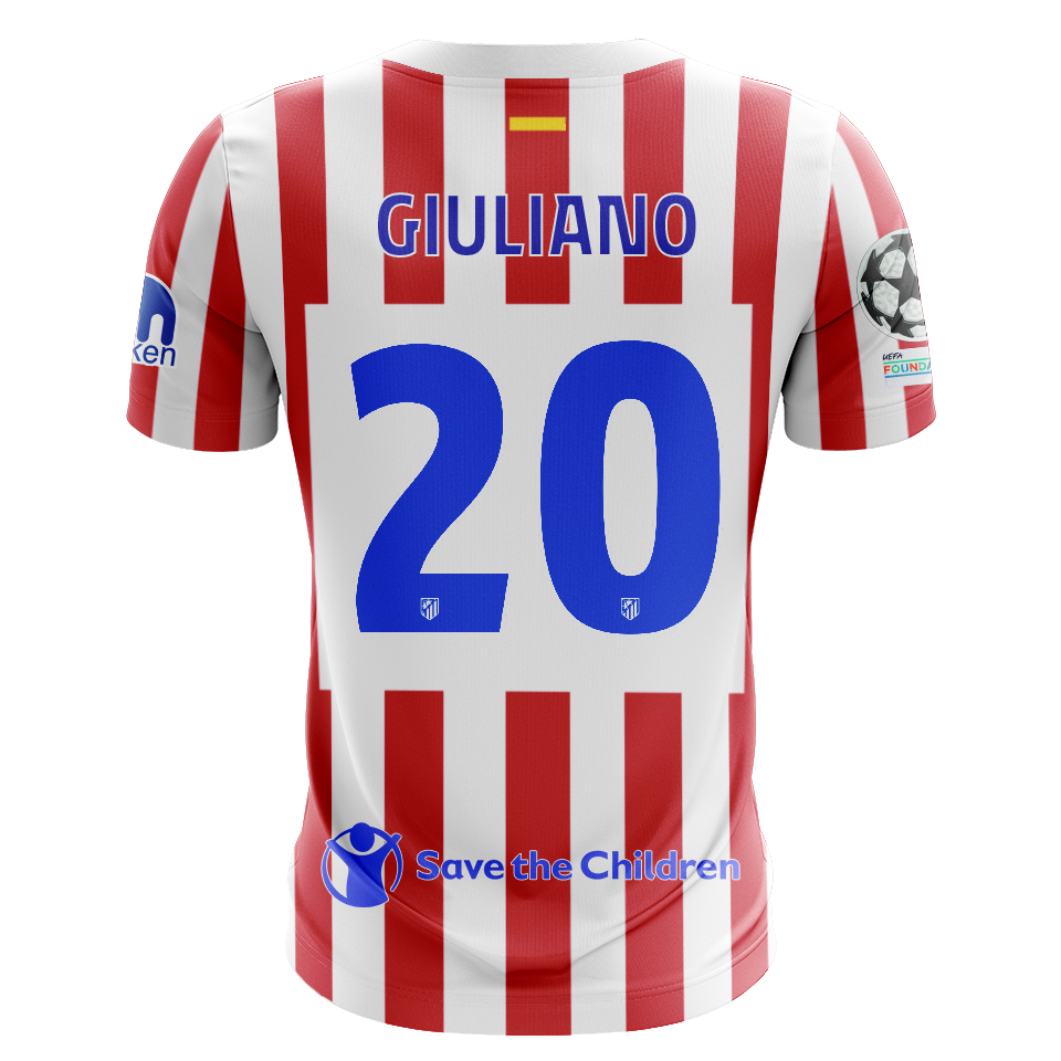 Giuliano Simeone Atlético de Madrid shirt