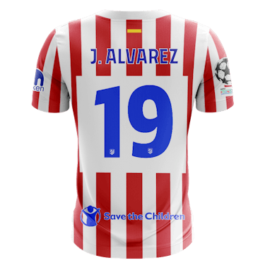 Julián Alvarez Atlético de Madrid shirt
