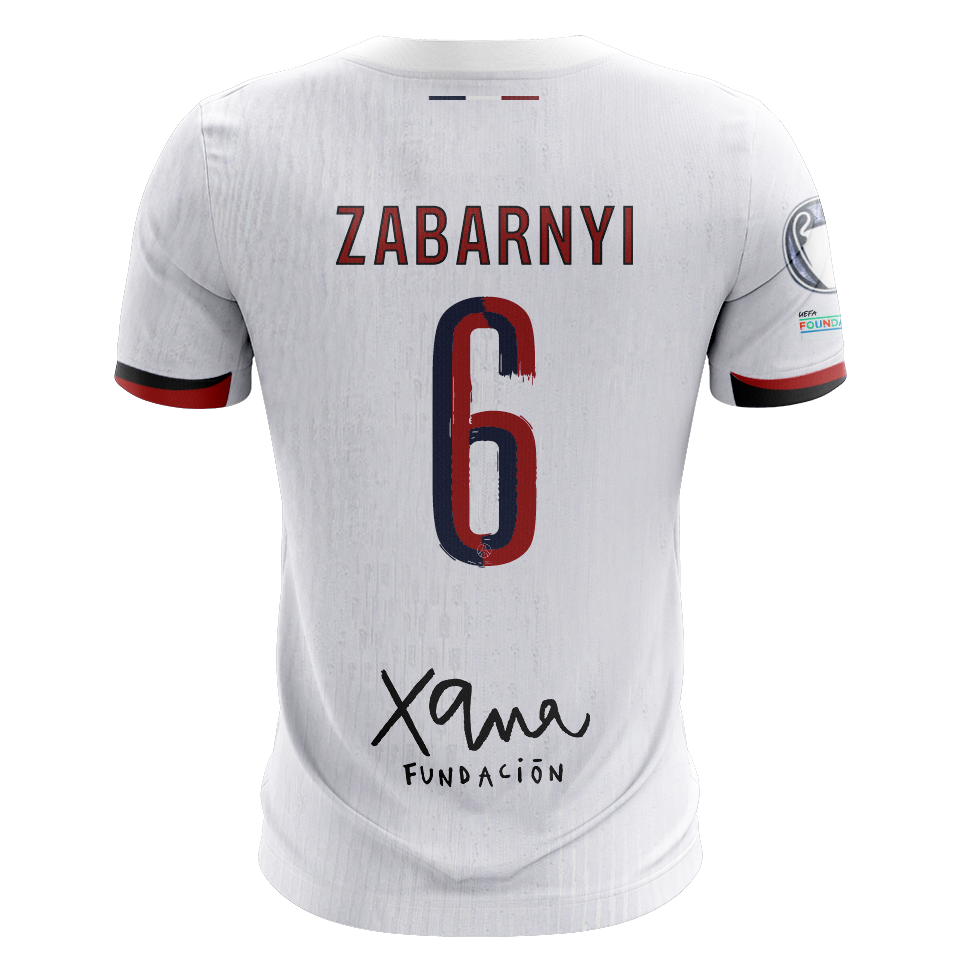 Illia Zabarnyi Paris Saint-Germain camisa.