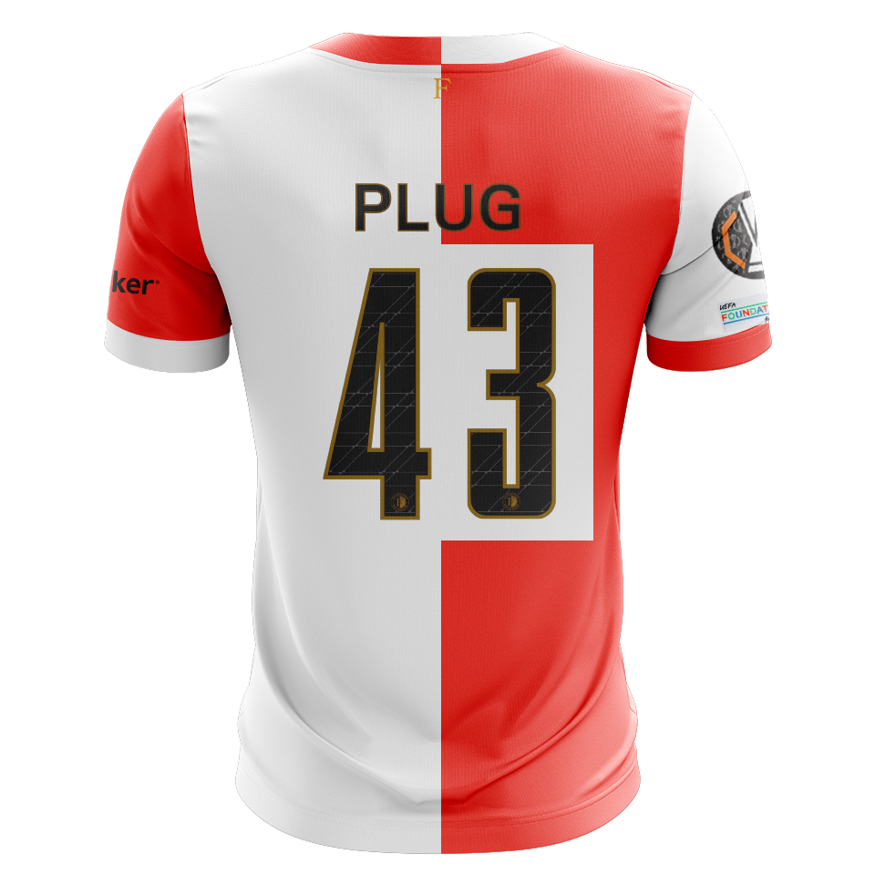 Jan Plug | Feyenoord - Sturm Graz | MatchWornShirt