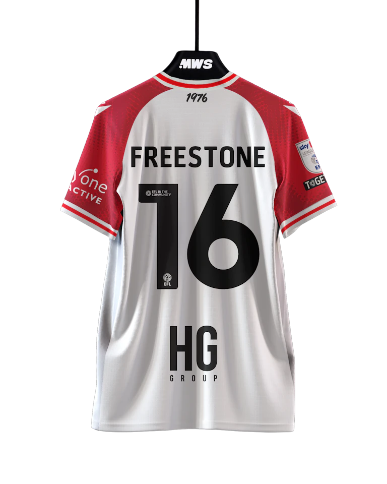 Lewis Freestone | Stevenage - Reading | MatchWornShirt