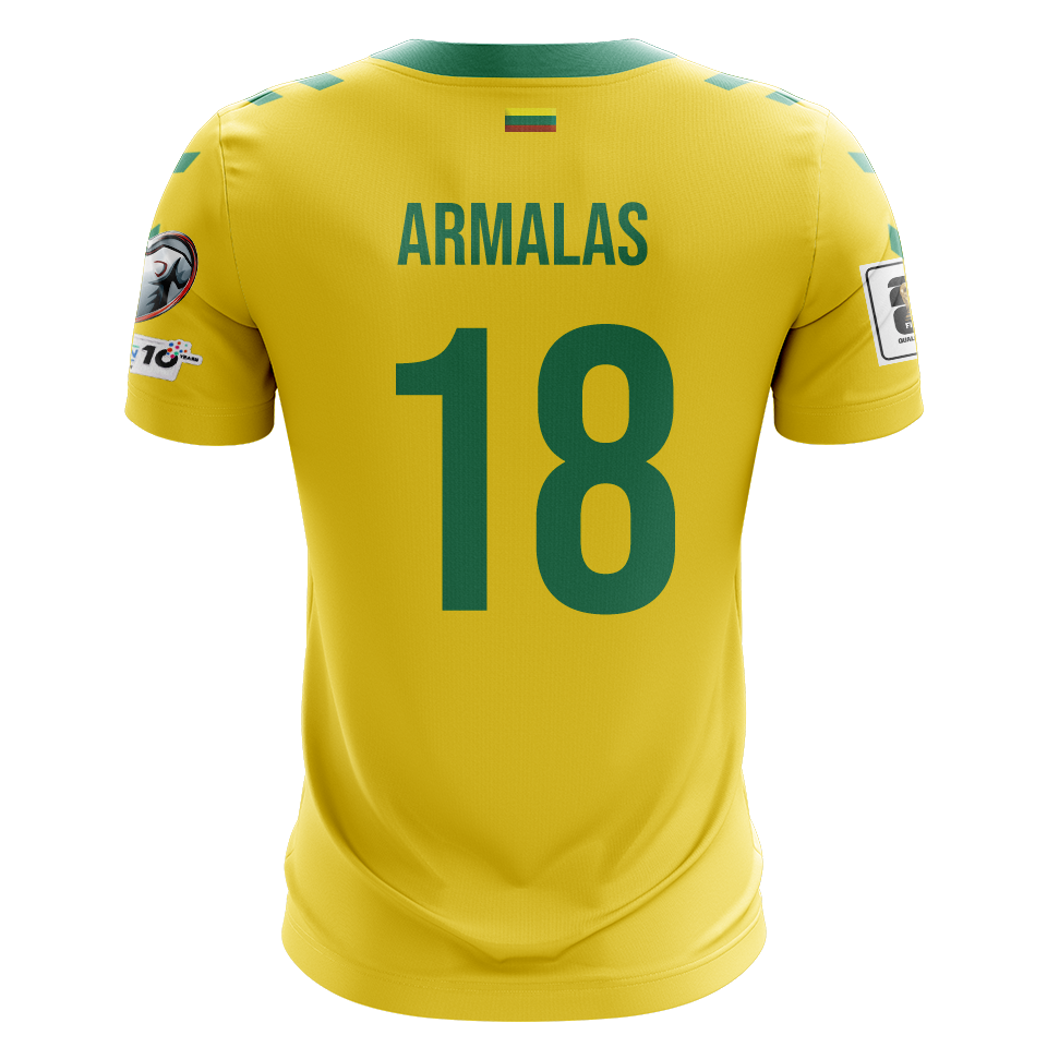 来自Lithuania的Vilius Armalas球衣