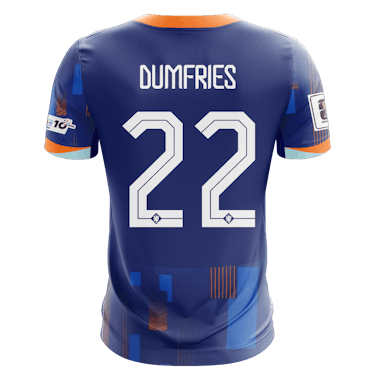 Denzel Dumfries Netherlands shirt