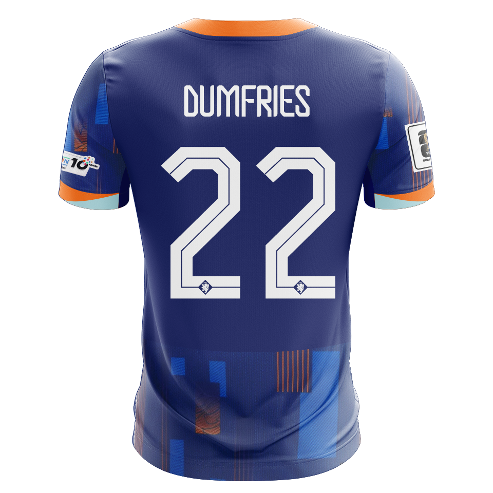 Denzel Dumfries Netherlands shirt
