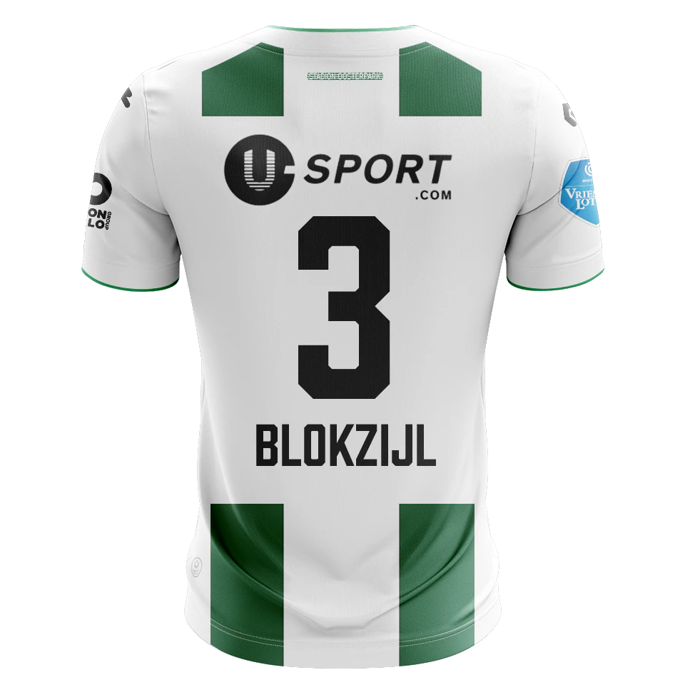 来自FC Groningen的Thijmen Blokzijl球衣