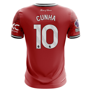 Matheus Cunha Manchester United jersey