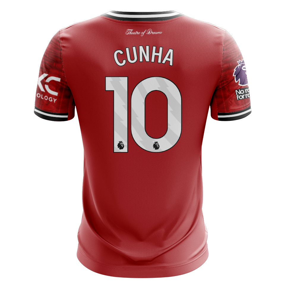 Matheus Cunha Manchester United jersey