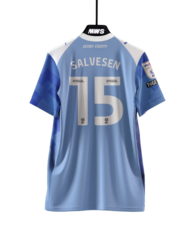 Derby County 팀의 Lars-Jørgen Salvesen 셔츠