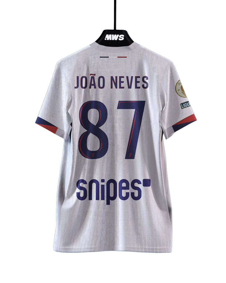 João Neves Paris Saint-Germain shirt