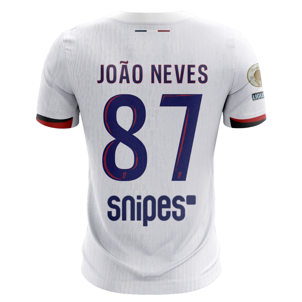 João Neves Paris Saint-Germain shirt