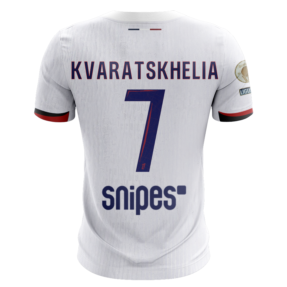 Khvicha Kvaratskhelia | FC Metz - Paris Saint-Germain | MatchWornShirt