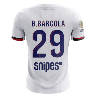 Camisola de Bradley Barcola, Paris Saint-Germain