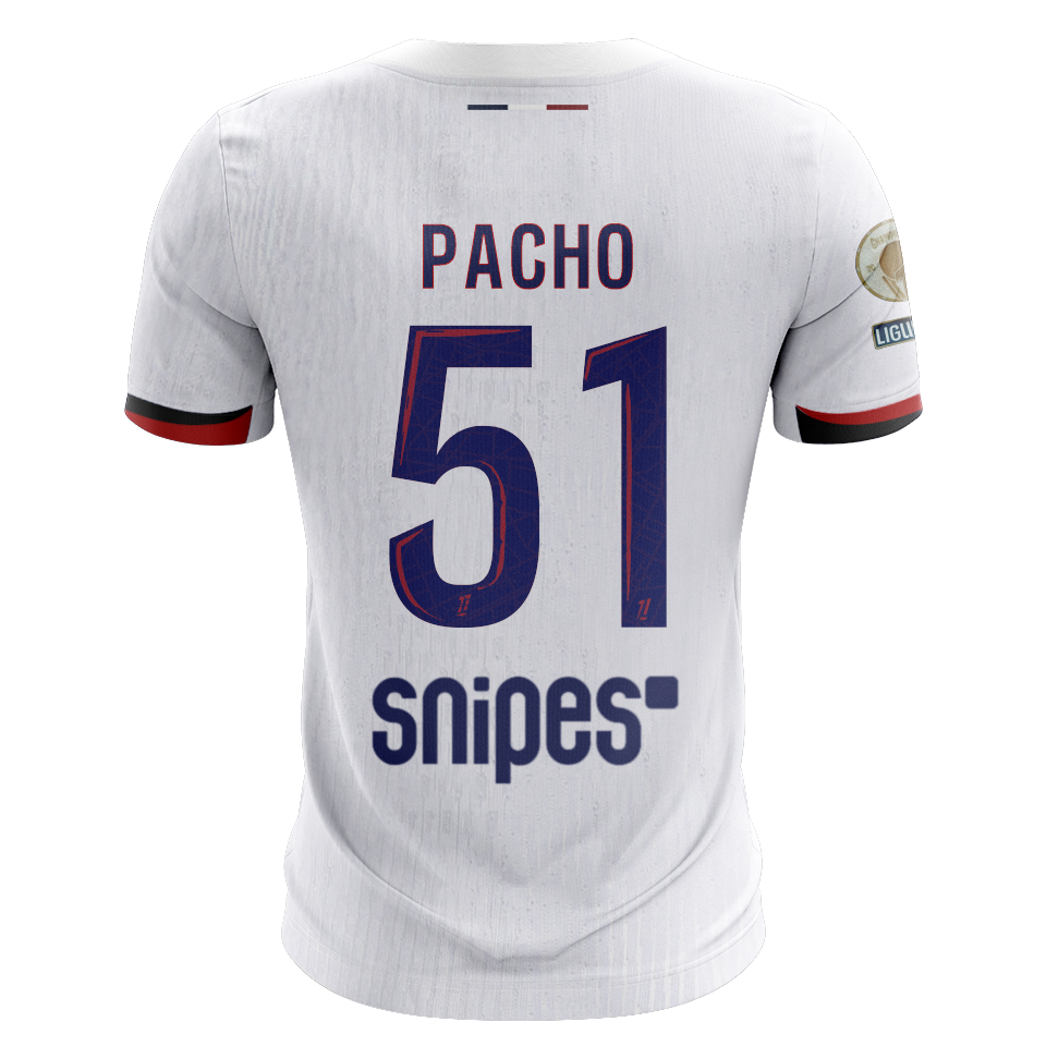 Willian Pacho Paris Saint-Germain shirt