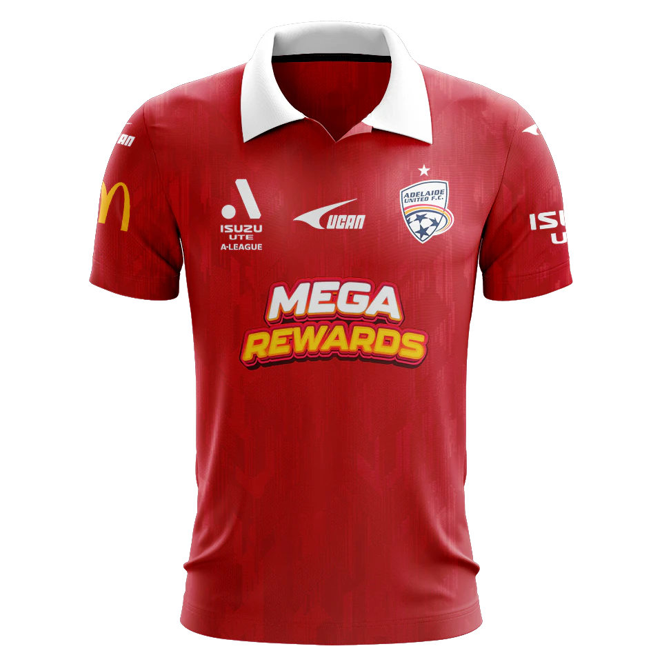 来自Adelaide United的Luka Jovanovic球衣