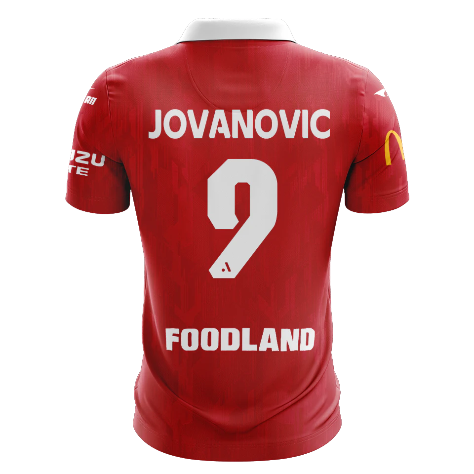 来自Adelaide United的Luka Jovanovic球衣