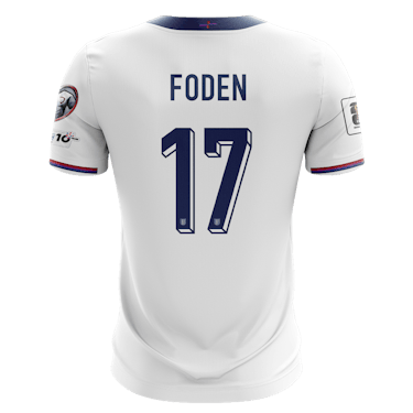 来自England的Phil Foden球衣