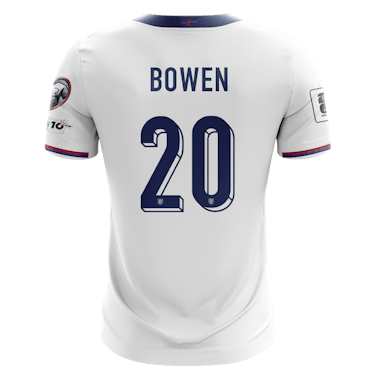 来自England的Jarrod Bowen 球衣