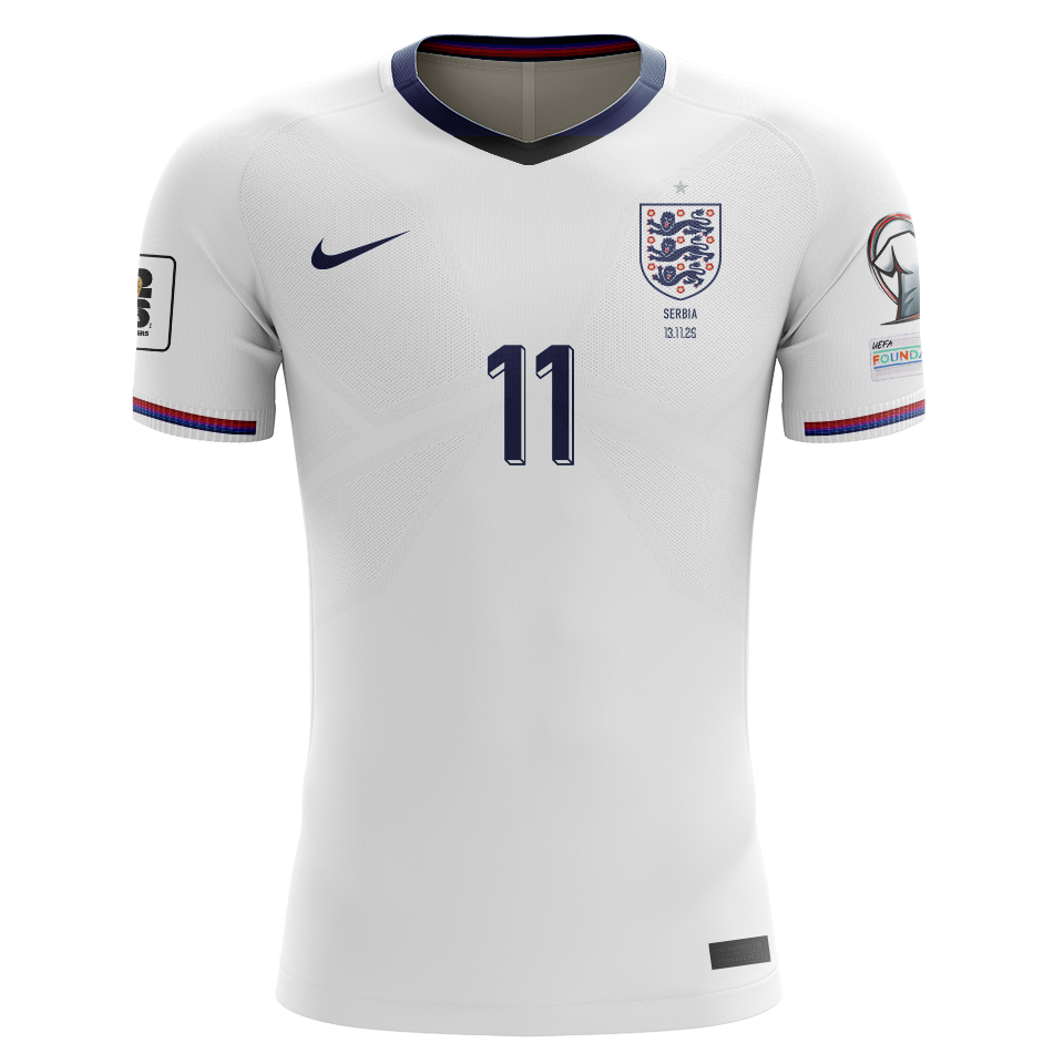 来自England的Marcus Rashford球衣