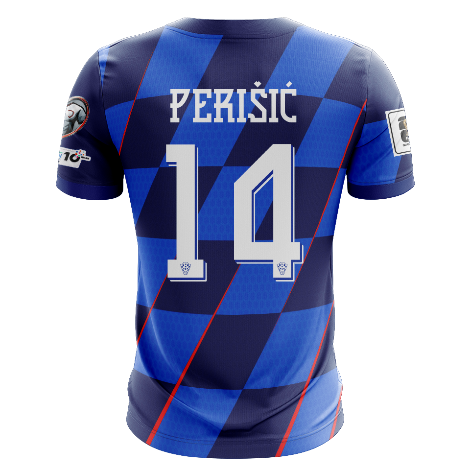 来自Croatia的Ivan Perišić球衣
