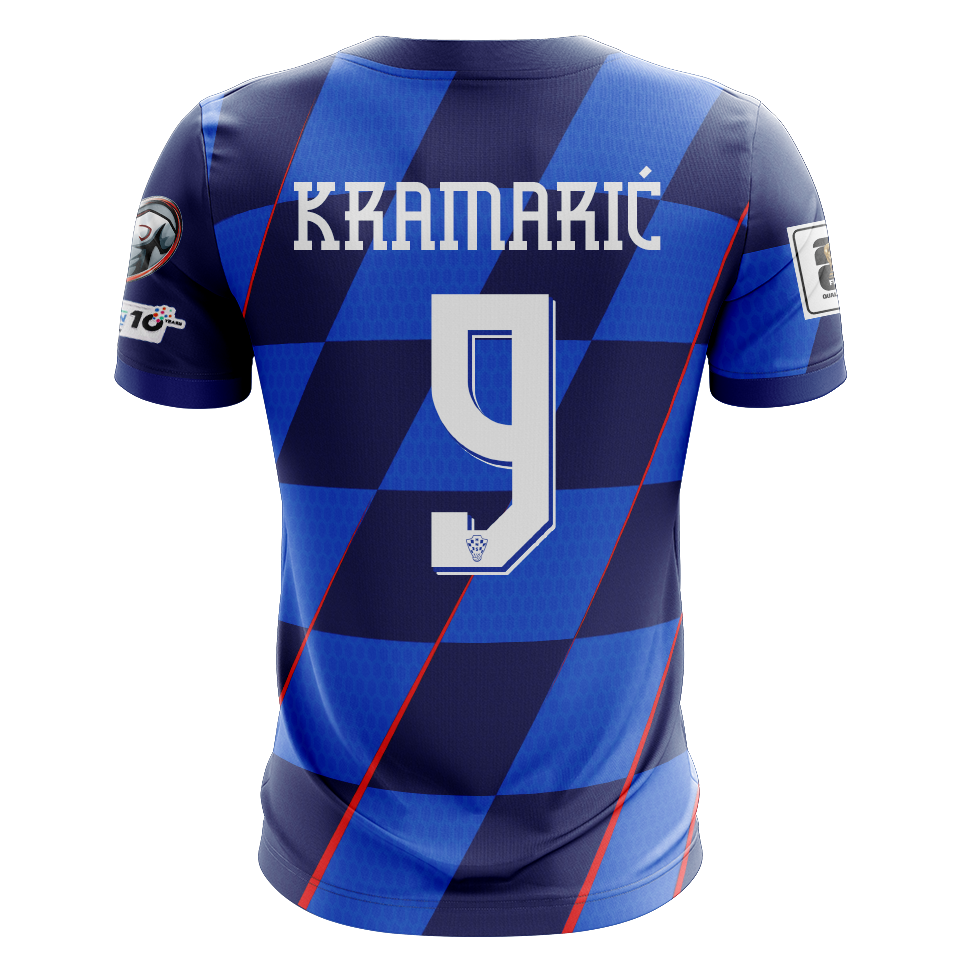 来自Croatia的Andrej Kramarić球衣