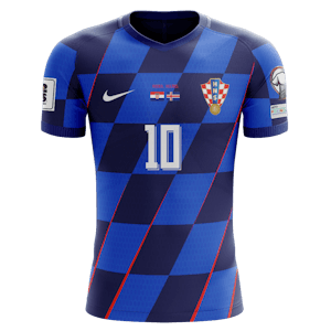 来自Croatia的Luka Modrić球衣