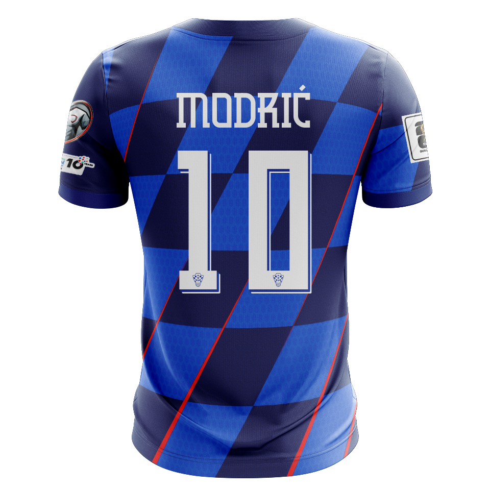 来自Croatia的Luka Modrić球衣