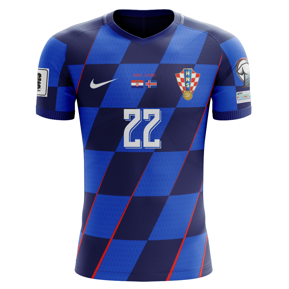 来自Croatia的Luka Vušković球衣