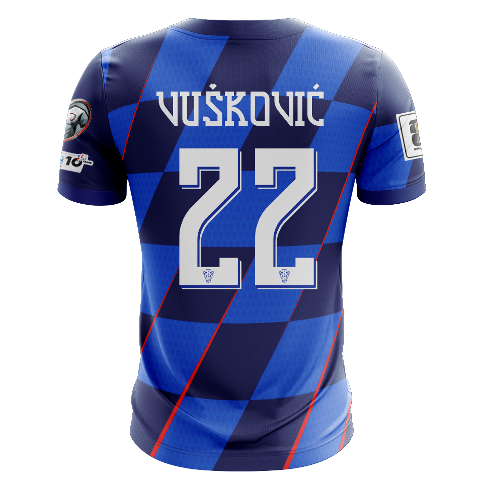 来自Croatia的Luka Vušković球衣