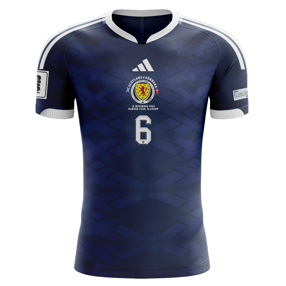 Kieran Tierney Scotland jersey