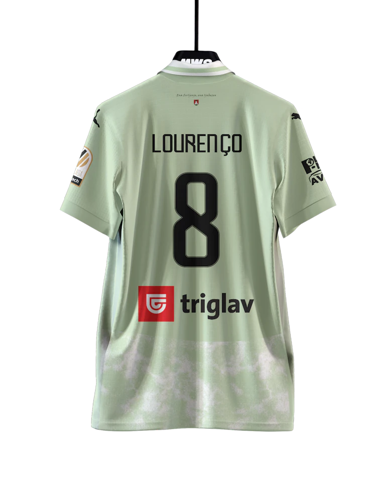 NK Olimpija Ljubljana-Trikot von Bruno Miguel Ponces Lourenço