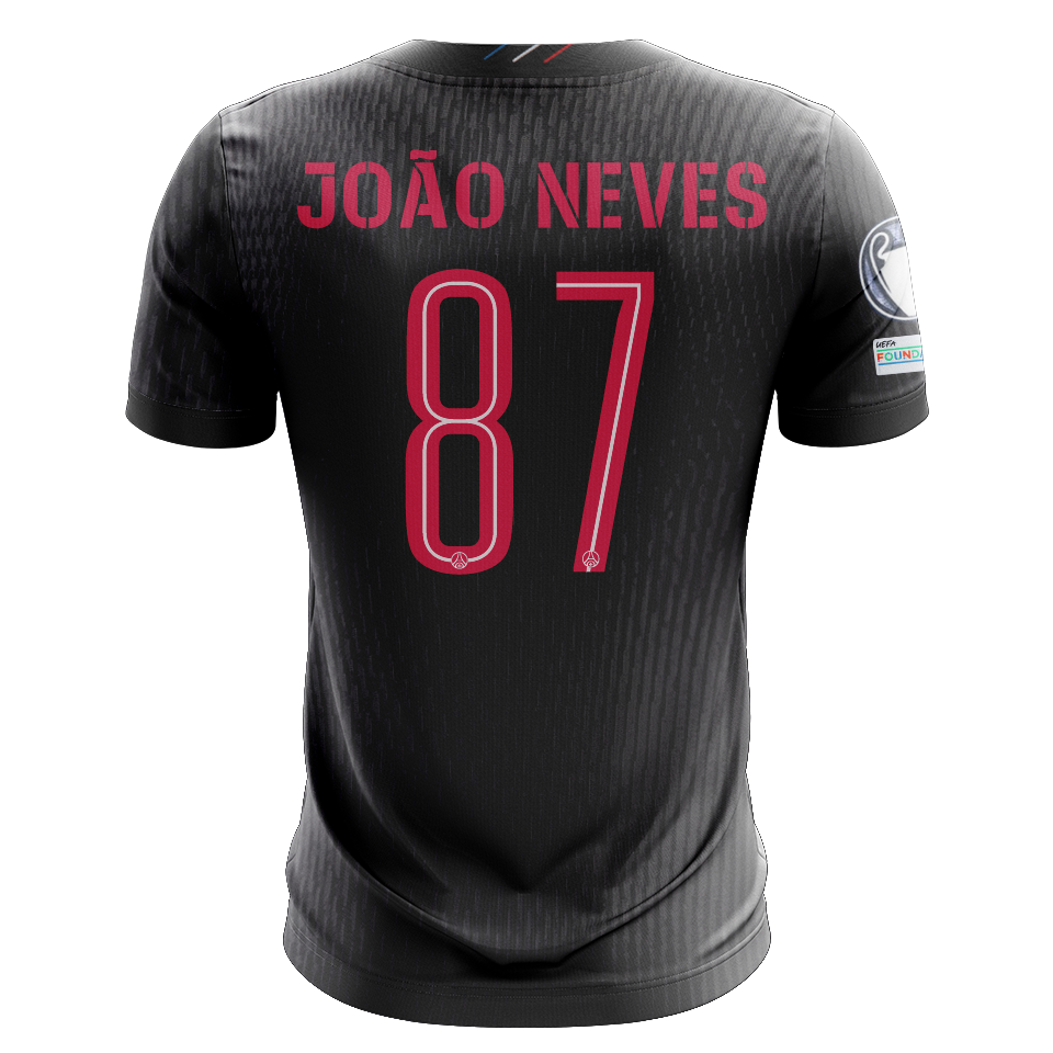 João Neves Paris Saint-Germain shirt
