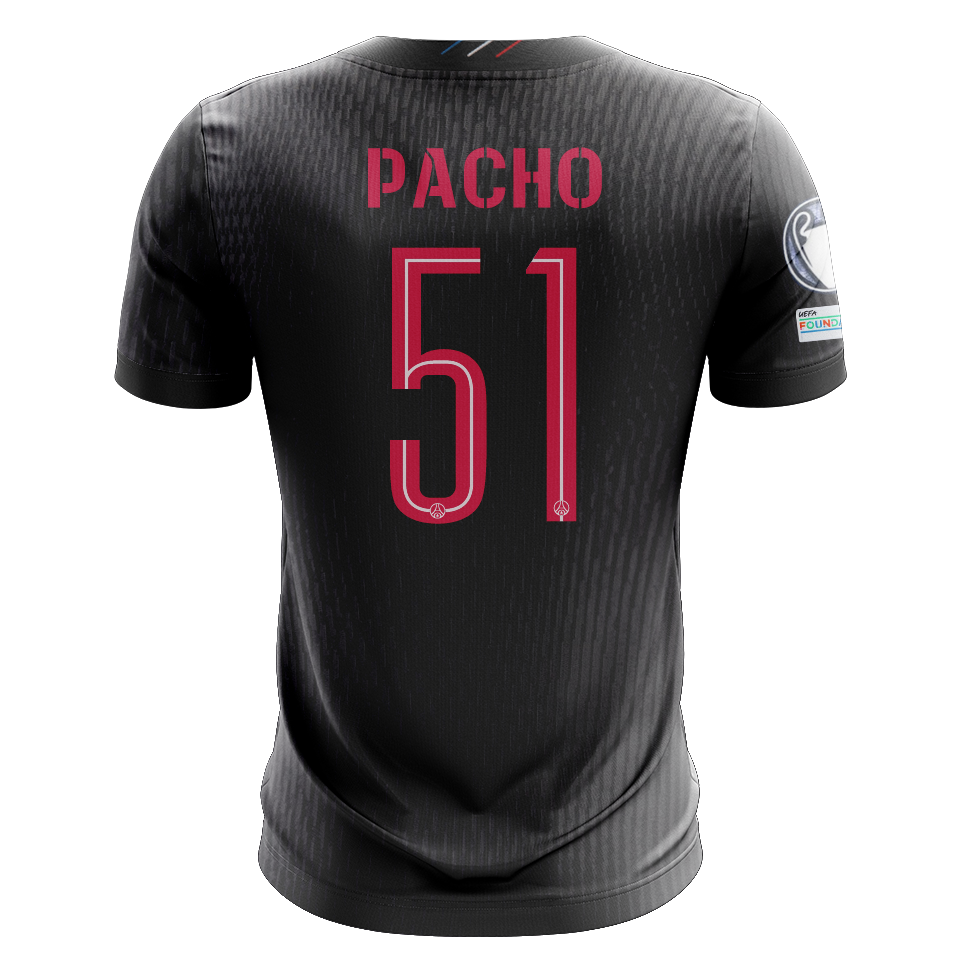 Willian Pacho Paris Saint-Germain shirt