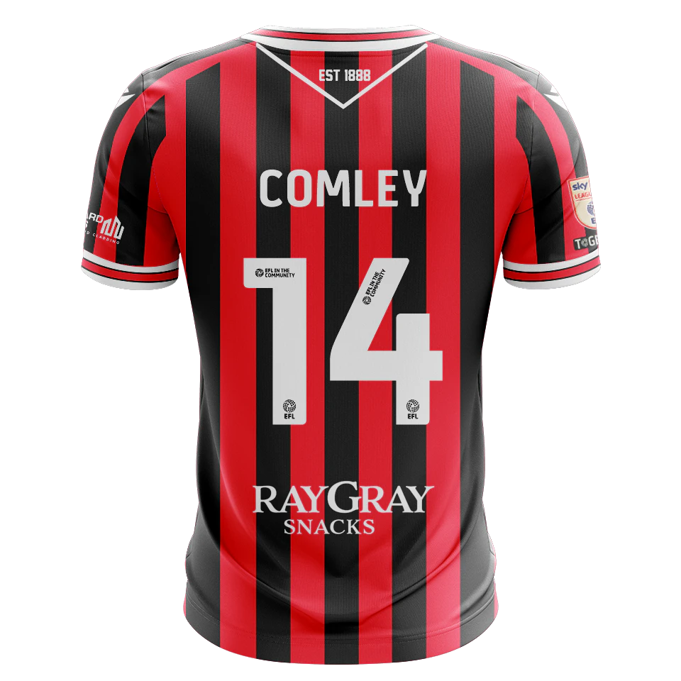 Brandon Comley Walsall camisa.